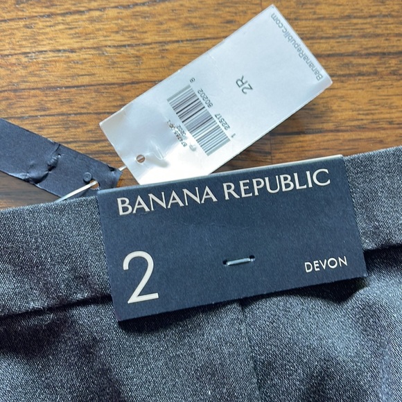 NWT Banana Republic Devon grey crop length pant size 2 - Picture 6 of 8